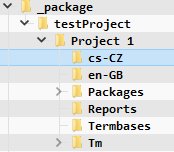 Trados Folder Structure